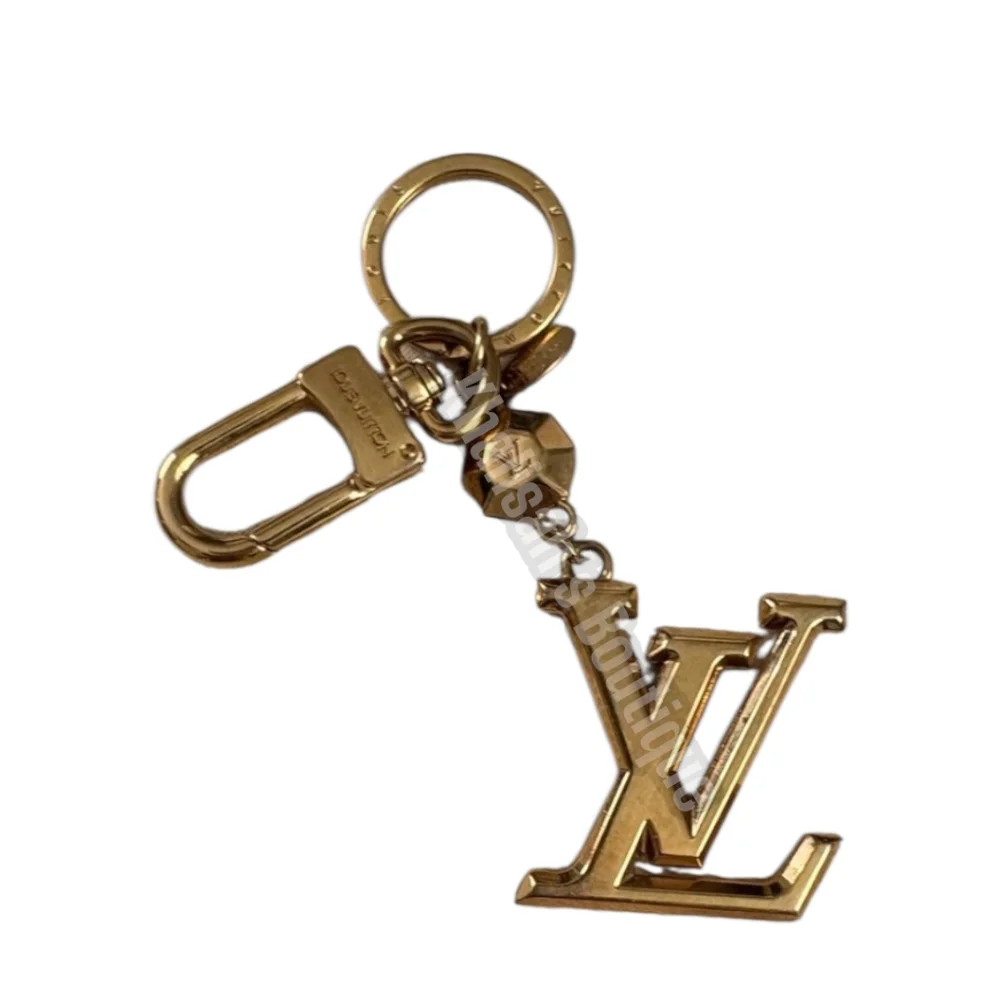 Authentic Louis Vuitton M65216 LV Facettes Bag Charm & Key Holder Chain FULLSET - Picture 6 of 12